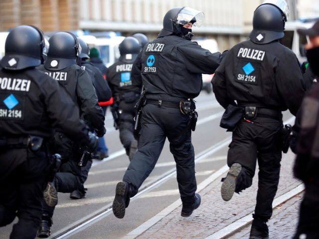 WATCH clashes break out in Germany after rally against Covid-19 lockdown canceled last minute