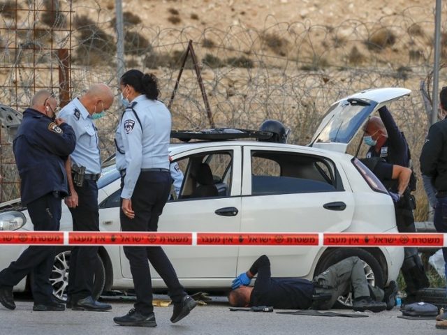 Palestinian driver shot dead after ramming car into Israeli checkpoint outside Jerusalem – police