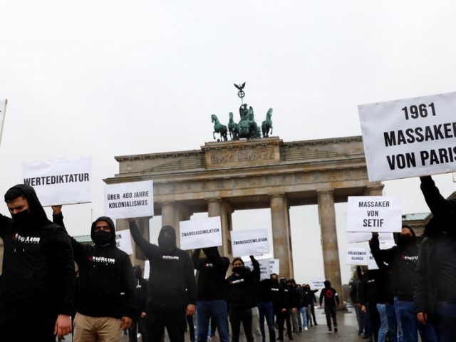 WATCH: Muslims in Berlin hold protests against Macron’s anti-Islamist crackdown, chant ‘Allahu akbar’