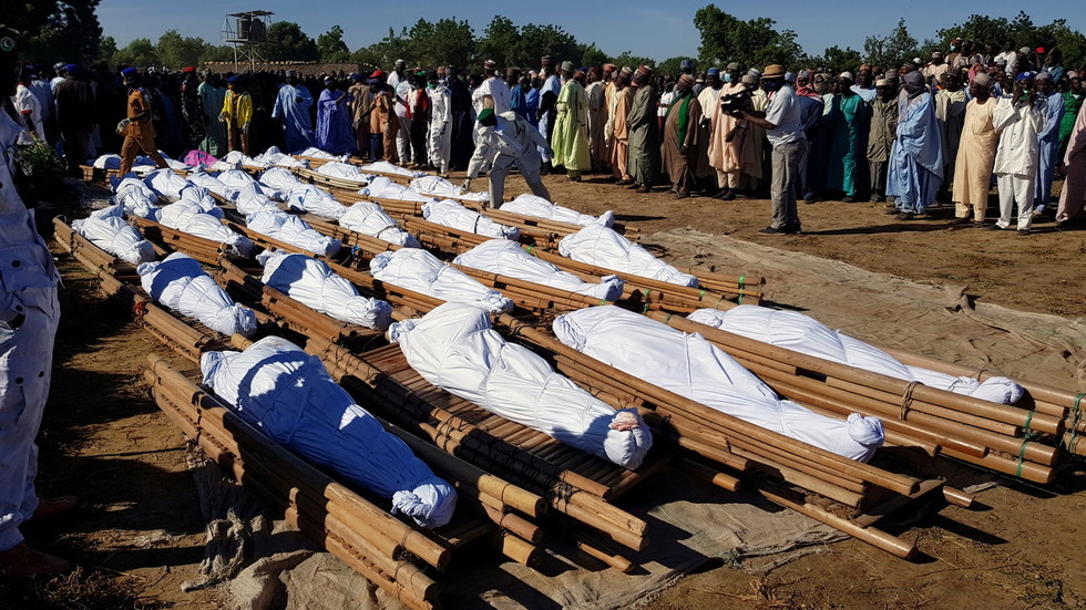 The death toll in a suspected