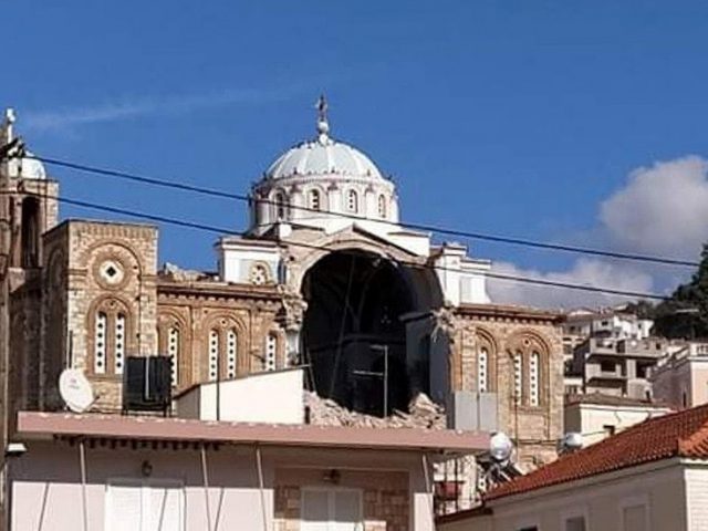 2 dead as Aegean quake destroys church, sends mini tsunami toward Greek Island of Samos (PHOTOS, VIDEOS)