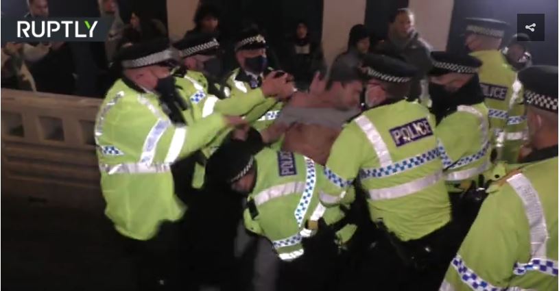 UK Lock down protest
