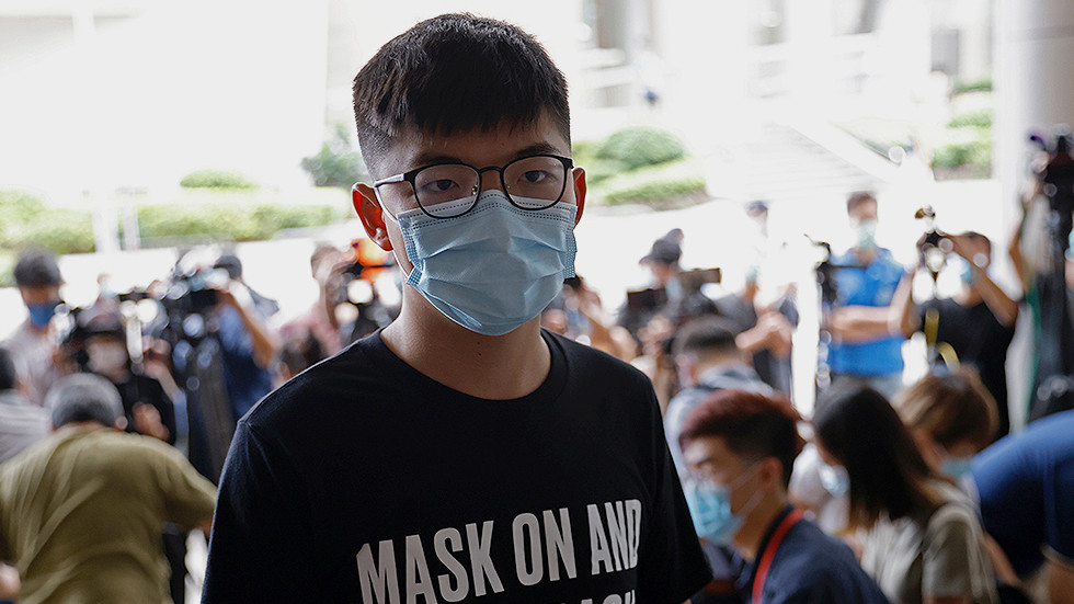 Activist Joshua Wong was jailed