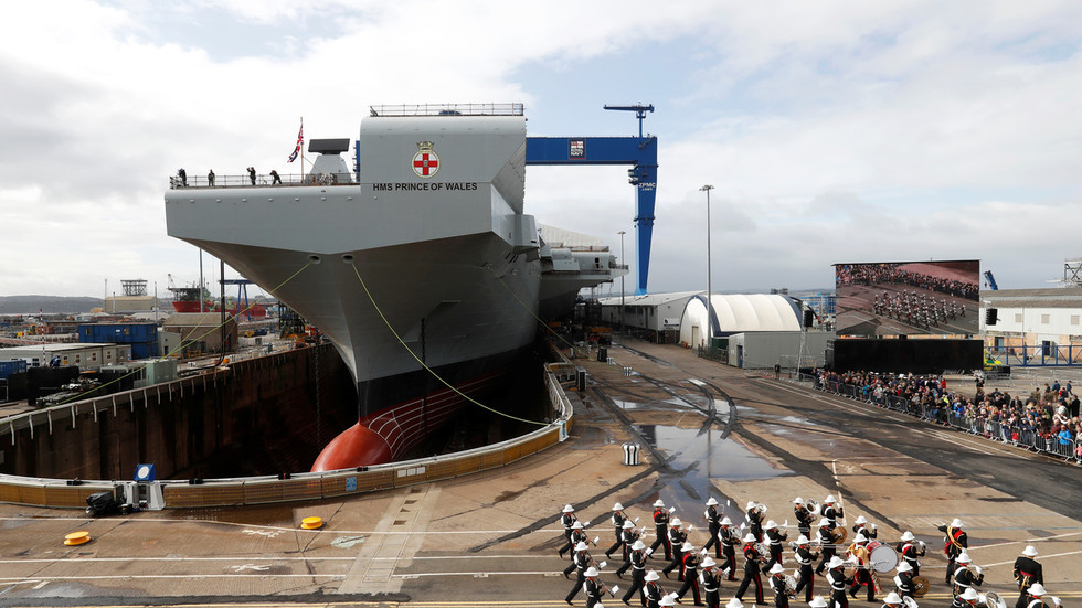 Britain’s flagship aircraft carrier HMS