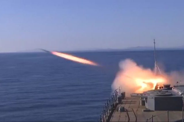 Russian warship fires torpedoes in Sea of Japan exercises amid rising tensions with US in disputed waters (VIDEO)