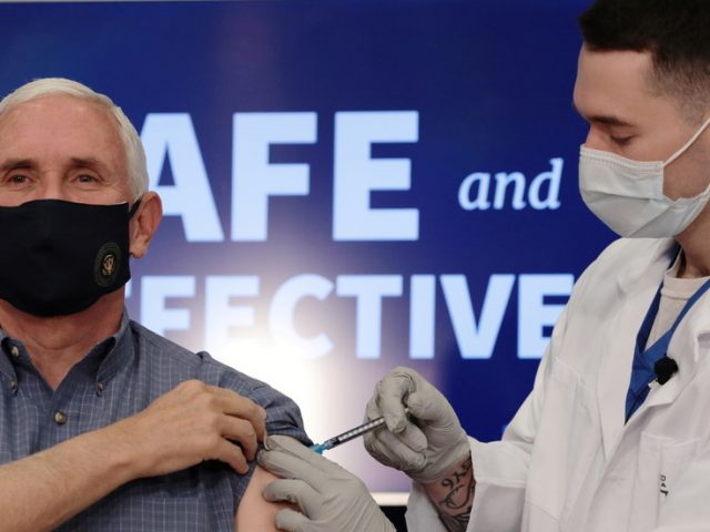 WATCH: US VP Mike Pence receives Pfizer Covid-19 vaccine, assures Americans of its safety