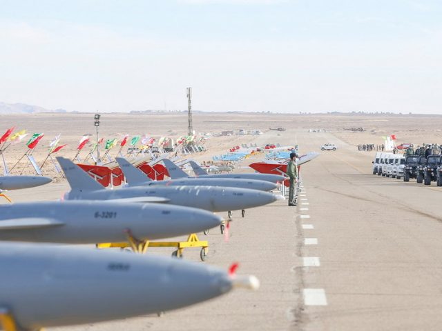 Iranian forces launch large-scale drone combat drill as tensions rise in the Persian Gulf (PHOTOS)