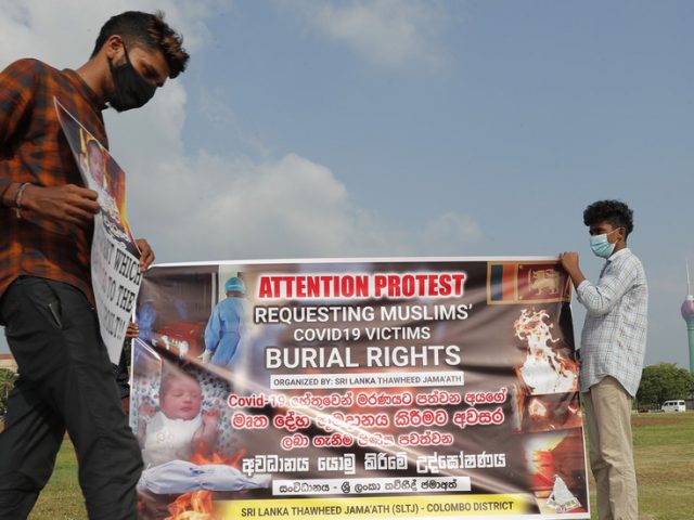 Sri Lanka rejects plea to stop cremating Muslim Covid-19 victims