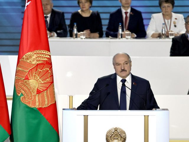 Belarusian President Lukashenko says he’ll leave office when ‘peace and order’ is restored, promises to hold ‘open election’