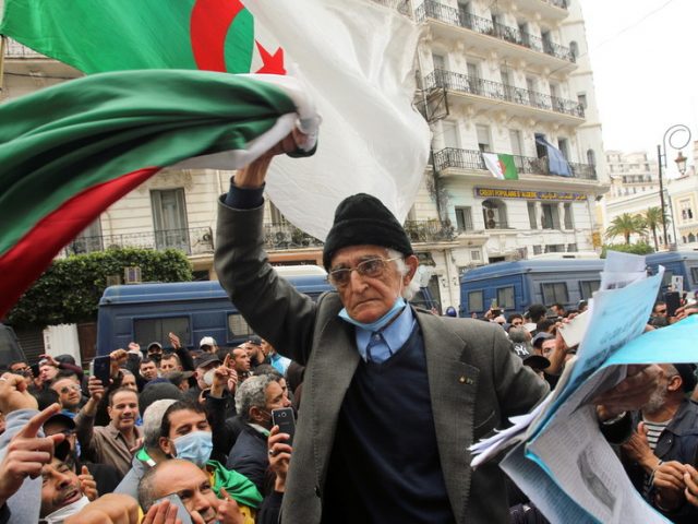 Protesters rally in Algerian capital, marking rebirth of popular Hirak uprising that ousted President Bouteflika in 2019