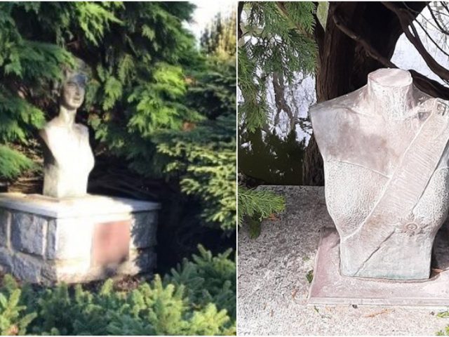 Defaced: Queen Elizabeth II statue found DECAPITATED after suspected vandalism in Canadian park, police launch probe