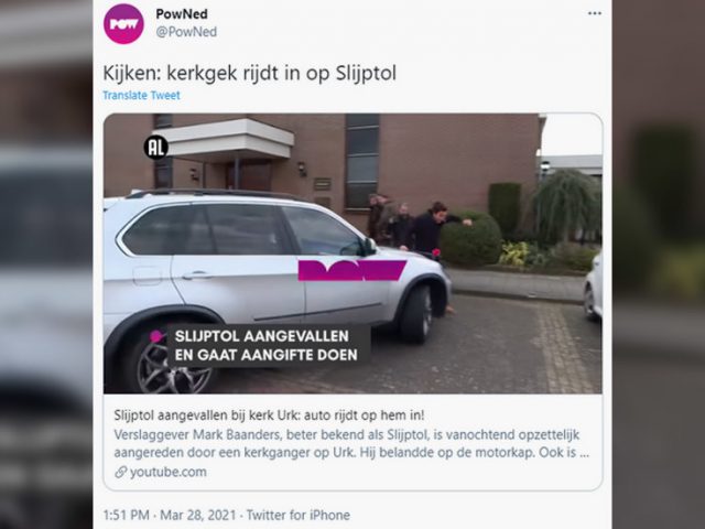 Dutch reporters attacked, one hit by car while covering Covid rule-breaking churches (VIDEOS)