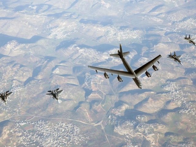 WATCH: Israeli jets escort American B-52 bombers in apparent ‘show of force’ to Iran