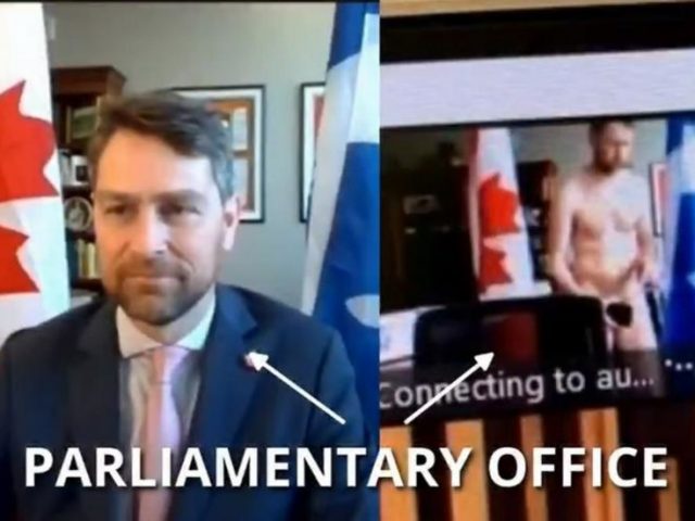 ‘In good shape but inappropriate’: Canadian MP scolded for walking around NAKED during official session
