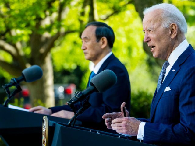 China denounces US-Japan statement in which Washington vows to defend its Asian partner with NUCLEAR ‘capabilities’