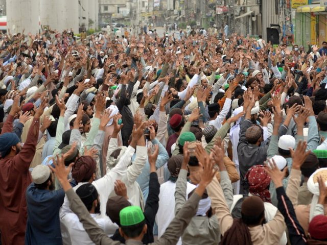 11 police freed after violent anti-blasphemy protests in Pakistan as Muslim hardliners demand official boycott of France
