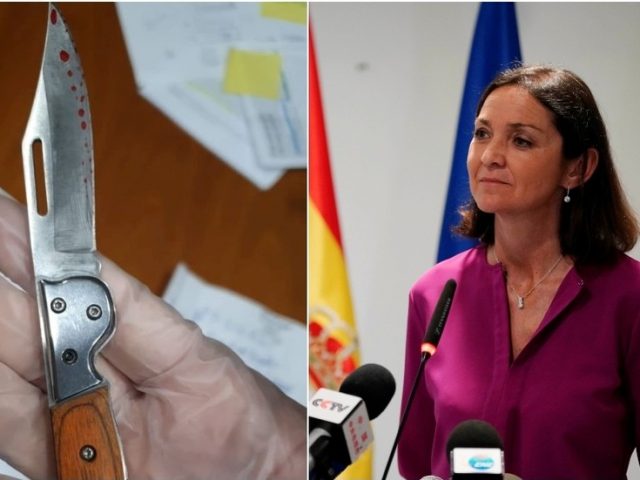 Spanish minister receives package with bloodied knife ahead of election after fellow politicians get death threats and bullets