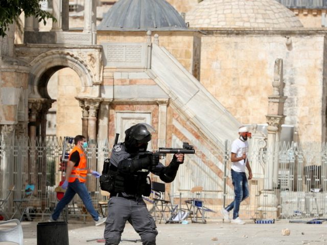 Hundreds injured after Israeli forces storm Al-Aqsa mosque in Jerusalem amid ongoing Palestinian protests