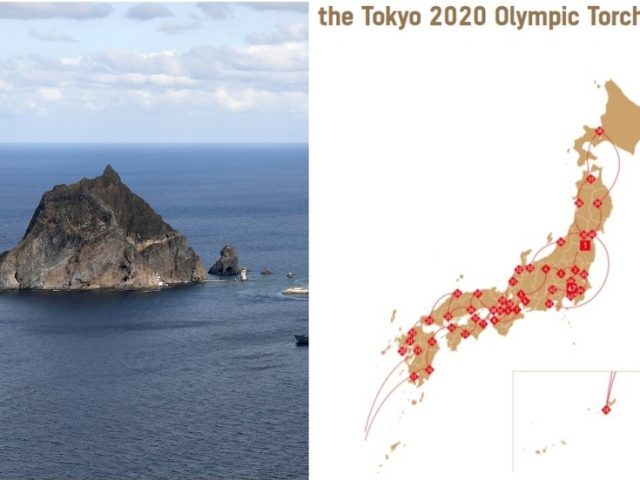 South Korea protests over inclusion of disputed islands on Tokyo 2020 Olympic torch relay map, politicians propose Games boycott