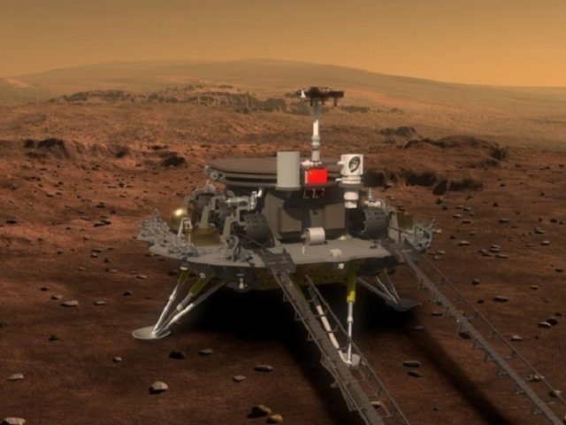 China’s Mars rover rolls off landing platform, joining US robots patrolling Red Planet