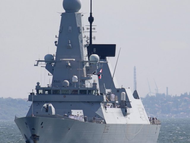 BBC journalist on British ship HMS Defender says vessel made ‘deliberate’ move in passing through Russian waters ‘to make a point’