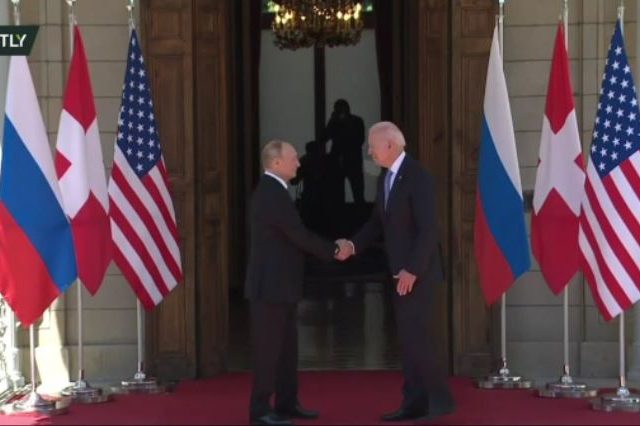 Presidents Putin & Biden meet in Geneva’s Villa La Grange for their first bilateral summit, with hours of discussion ahead