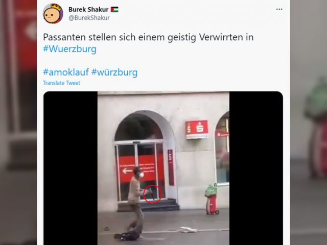 3 dead after knife-wielding man goes on rampage in Germany’s Wuerzburg (VIDEO)
