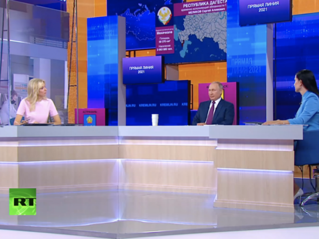 WATCH LIVE: 18th edition of Putin’s televised ‘Direct Line’ – latest Q&A marathon takes place as Russia faces new Covid-19 crisis