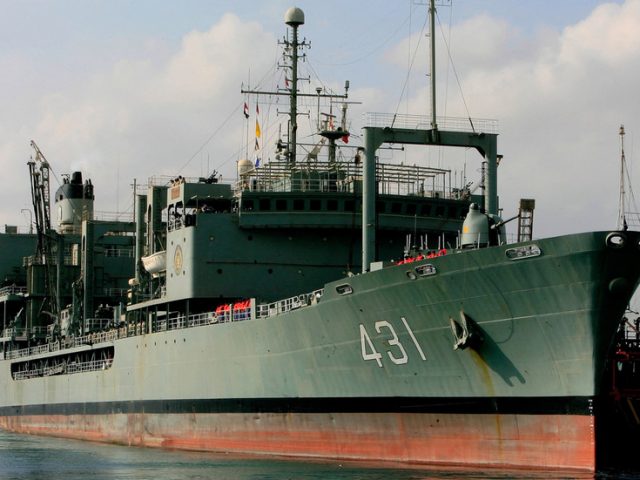 Iranian Navy’s largest vessel catches fire & sinks in Gulf of Oman (PHOTOS, VIDEOS)