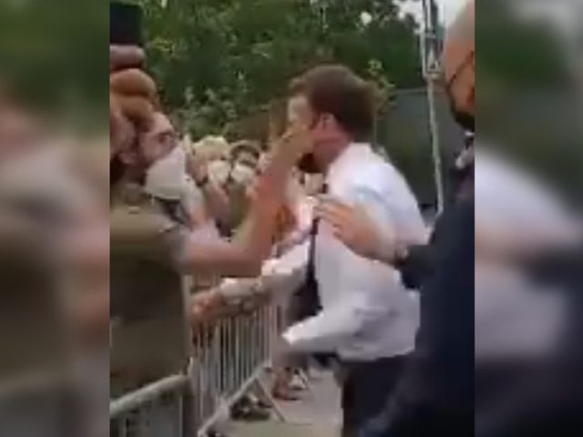 2 arrested after incident that has seen French President Emmanuel Macron SLAPPED IN FACE (VIDEO)