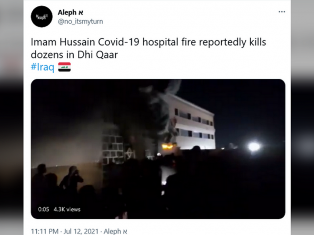 More than 40 killed, scores injured as blaze ravages Iraqi hospital’s Covid-19 ward (VIDEOS)