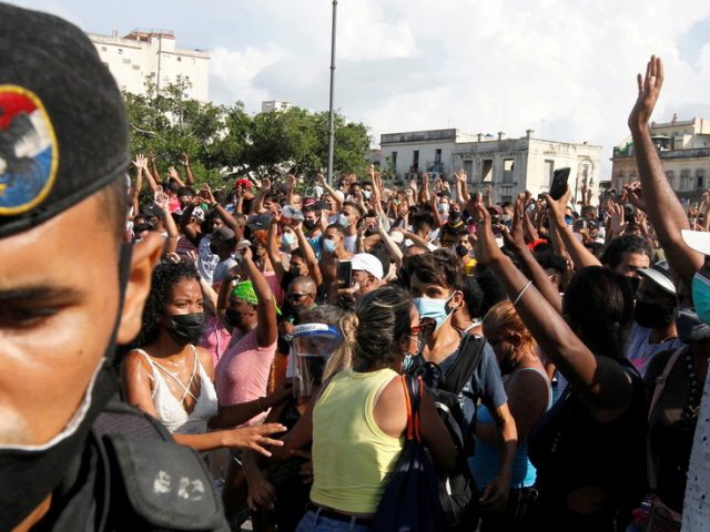 Cuba reports 1st death amid anti-govt protests as US says Cubans coming by sea NOT welcome