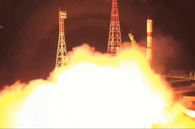 WATCH: Russian rocket carrying food, water & fuel for astronauts on International Space Station launches from Baikonur Cosmodrome