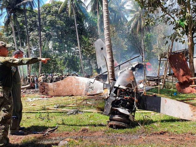 Philippines launches investigation after crash of military plane leaves 47 soldiers dead