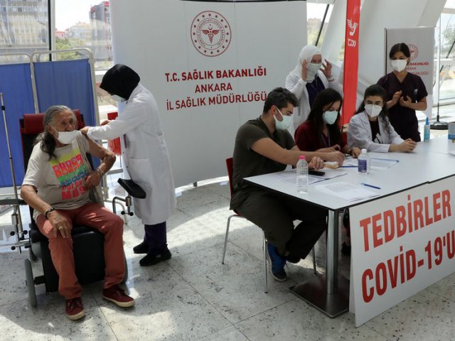 Turkey reaches 50 million Covid vaccine milestone and country’s own jab’s in clinical trials