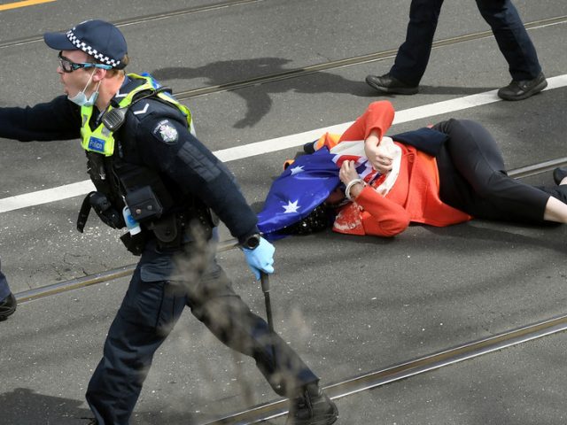 US Republicans call for sanctions against Australia over police treatment of protesters