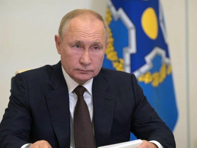 Kremlin Covid outbreak: Dozens of Russian government staff have tested positive for virus, Putin tells CSTO summit by video-link