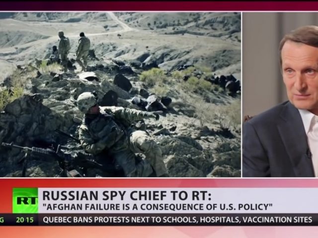 ‘US didn’t want to face the truth that it’s no longer the global hegemon,’ Russian spy chief tells RT after Afghanistan debacle