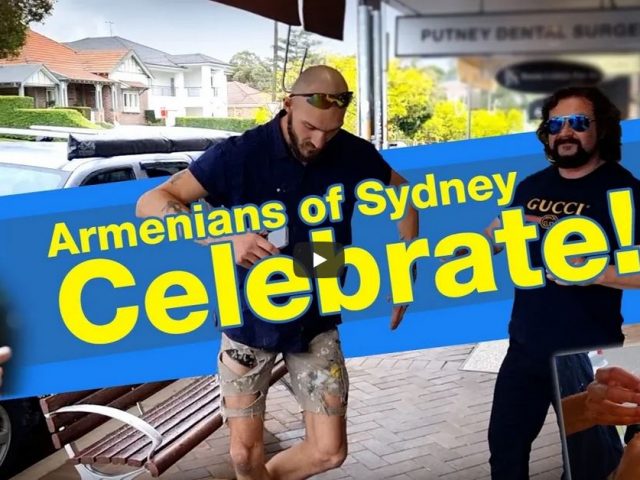 Armenians of Sydney celebrate Gladys Berejiklian resignation with Champagne and street dancing!