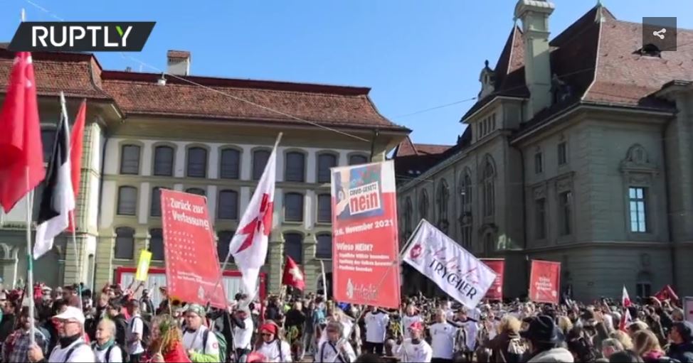 Bern protest