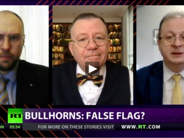 CrossTalk Bullhorns, HOME EDITION: False flag?