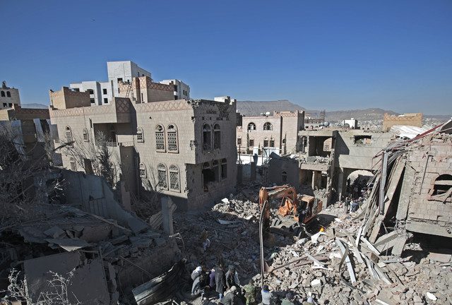 Saudi-led coalition’s bombing left hospitals in Yemen overwhelmed with dead and wounded victims