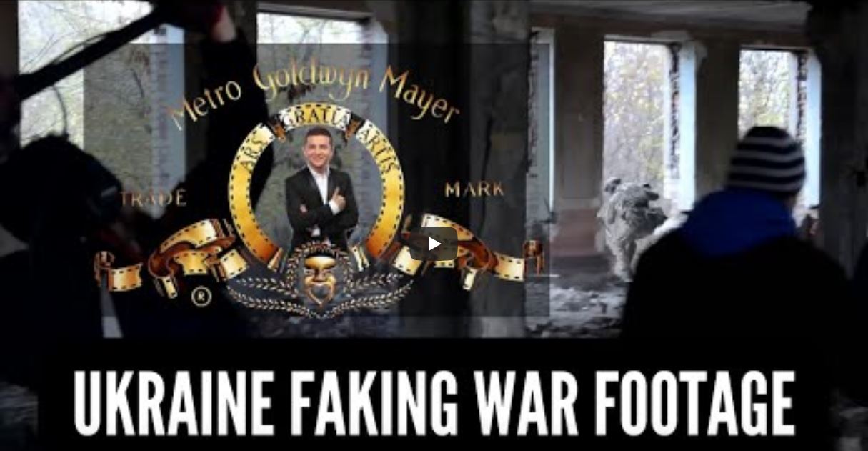 Ukraine faking war footage