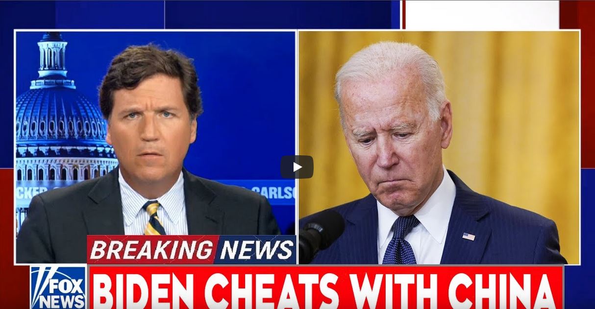 Tucker Biden cheats