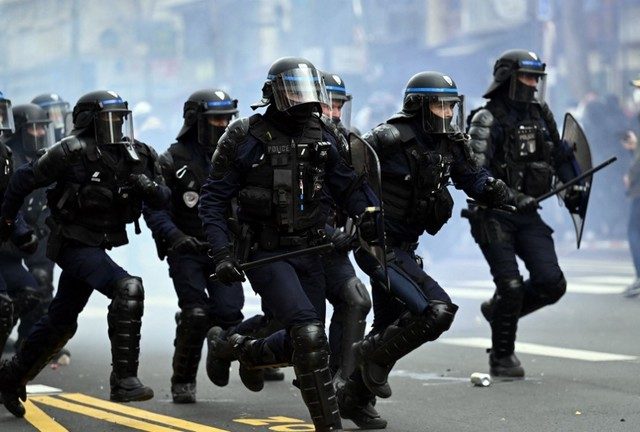France announces massive police mobilization
