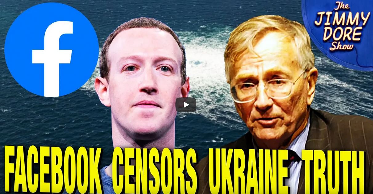 Jimmy Dore FB censors Ukraine truth