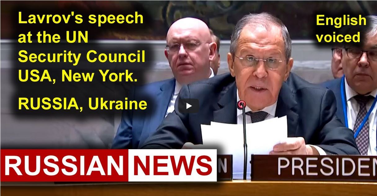 Russian news Lavrov UN