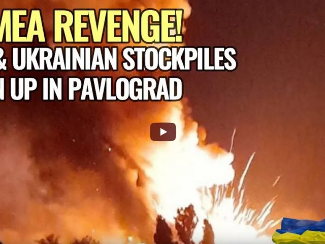 Crimea Revenge, Russian missiles hit weapons supplies for Ukrainian troops in Pavlograd