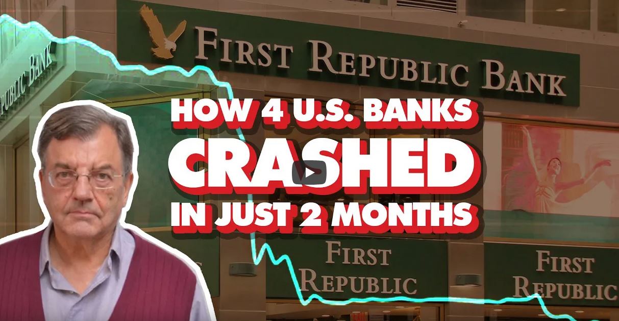 US banks crash