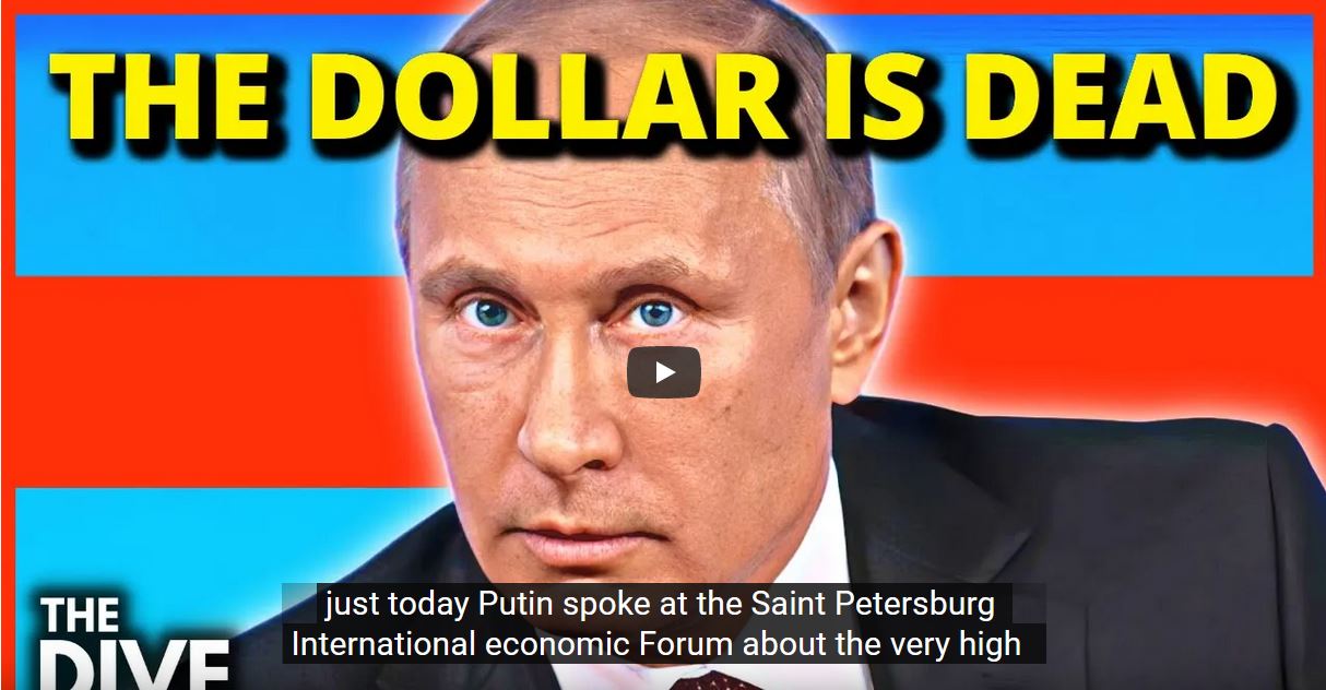 The dive the dollar is dead